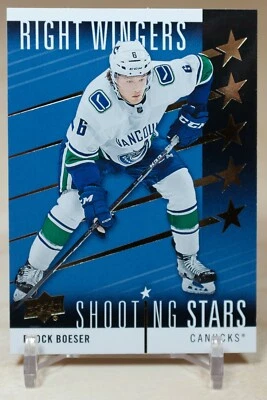 2019-20 Upper Deck Shooting Stars #SSR-3 Brock Boeser Vancouver Canucks - Image 1 of 2