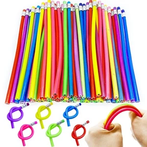 48 Pieces Flexible Soft Pencil,Magic Bendable Pencils,Multi-Colored Fun Soft ... - Picture 1 of 7