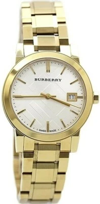 Brand New Burberry The City BU9103 Gold Tone Stainless Steel 34 mm Women's Watch - Image 1 of 2