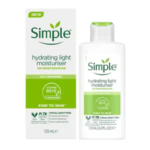 SIMPLE Hydrating Light Moisturiser 125ml - Maintain A Healthy Skin Barrier - Picture 1 of 5
