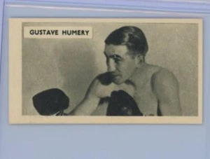 1938 F.C. Cartledge Famous Prize Fighters #44 Gustave Hemery Vintage Boxing - Picture 1 of 2
