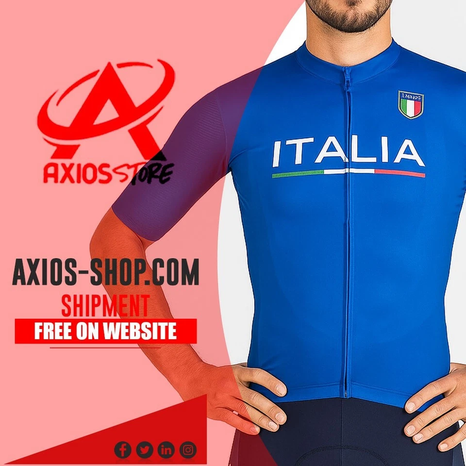 CYCLING KIT ITALY TEAM Jersey Shorts Outfit Clothing - Image 1 of 4