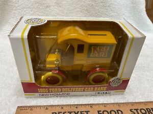 Ertl New Holland 1905 Ford Delivery Car Bank 1/25 scale Diecast NIP 379