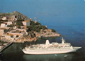 Postal Barco: Golden Odyssey, Royal Cruise Line, Crucero 4x6 Publicado - Imagen 1 de 2