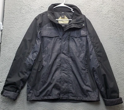 Chaqueta ZeroXposur Para Hombre Mediana Multi Manga Larga Bolsillo Gancho y Lazo Cremallera Interior Foto 1 de 4
