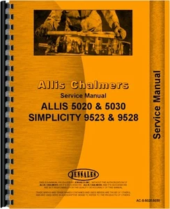 Allis Chalmers 5020 5030 Tractor Service Manual (AC-S-5020,5030) - Picture 1 of 1