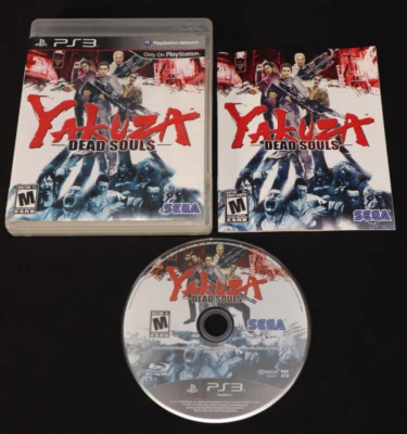 Yakuza Dead Souls Sony PlayStation 3 PS3 Complete CIB With Manual Tested Foto 1 de 4