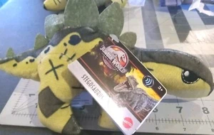 Mattel Jurassic World Stegosaurus 8 Zoll Plüsch Neu Macht Brüllen Geräusch - Bild 1 von 4