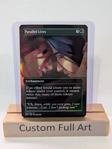 Parallel Lives Cait Vi Arcane Foil Custom sticker on bulk MTG Commander LoL - Bild 1 von 2