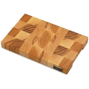 Solid Taylor Hickory End Grain Wood Cutting Board 12"x8"x1-1/4" Made in the USA - Picture 1 of 8