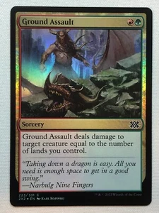 MTG Double Masters 2022 Ground Assault 223 Foil quasi nuovo/m - Foto 1 di 1