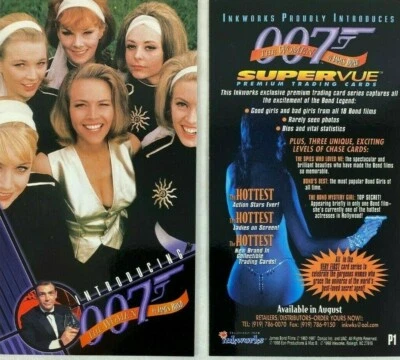 TARJETA PROMOCIONAL P1 Women Of James Bond Widevision P1 de Inkworks Foto 1 de 3