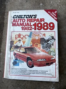 Chiltons Auto Repair Manual 1982-1989 7834 8 Years of Coverage US and Canadian - Bild 1 von 10