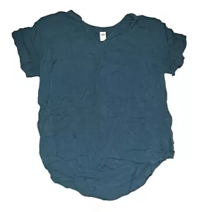 Womens Old Navy Blue Blouse Size Medium - Picture 1 of 4
