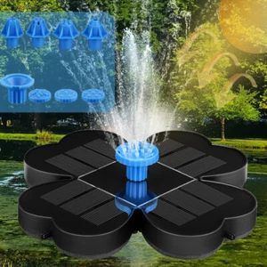 Springbrunnen Teichpumpe Brunnen Solarpumpe Fontäne Garten Wasserspiel Solar DE - Bild 1 von 13