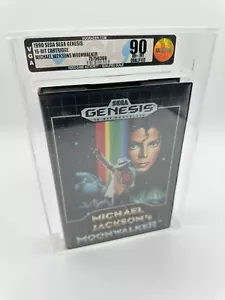 VGA Michael Jackson’s Moonwalker for Sega Genesis. Qualified CIB Grade 90 Gold - Picture 1 of 2
