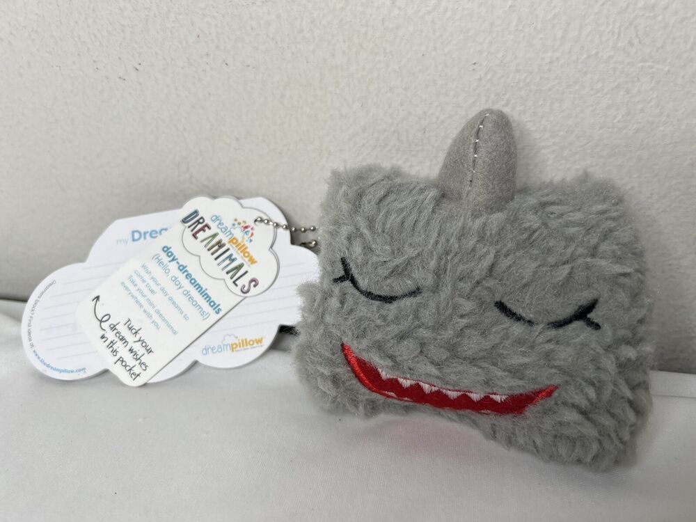 Dream Pillow Dreamimals Sharky comfy Keychain Toy Bedtime Shark Plush