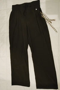 Women's Black Pants with stretch waist Size M - Picture 1 of 5