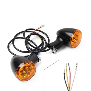 Luces de señalización de giro traseras negras aptas para Harley Sportster XL 883 1200 1992-2023 - Imagen 1 de 14
