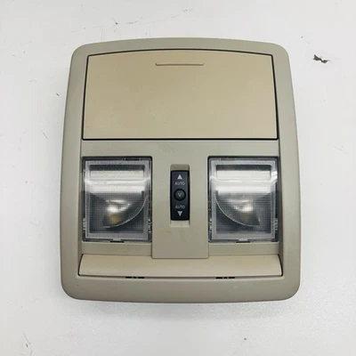 2005 - 2010 吉普大切诺基头顶地图灯天窗开关穹顶 TAN — 第 1/3 张图片