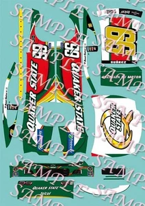 2025 Daniel Suarez Quaker State Late Model 1/64 Peel& Stick Decals - Picture 1 of 1