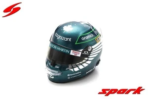 1:5 SPARK Bell Helmet F1 Casco Aramco Cognizant #18 2023 Lance Stroll 5HF098 Mod - Picture 1 of 2
