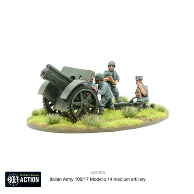 Warlord Games Bolt Action Italian Army 100/17 Modello 14 Medium Artillery - Image 1 of 3