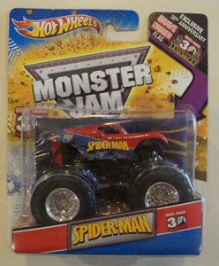 2010 Hot Wheels Monster Jam ~Spider-Man~ 30th Anniversary..BRAND NEW..MOMC.. - Picture 1 of 7