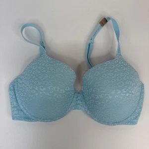 Victoria’s Secret sehr sexy T-Shirt-BH mit Bügel hellblau pink Gr. 36DD neu - Bild 1 von 10