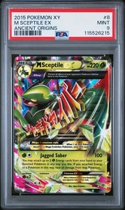 2015 Pokemon Ancient Origins M Sceptile EX 8/98 Card Mint Rare Low Pop PSA 9 - Picture 1 of 2