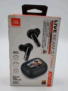JBL Live Beam 3 Écouteurs sans Fil Perfect Fit Réduction du Bruit Adaptatif (#E1-A6) - Photo 1 sur 9