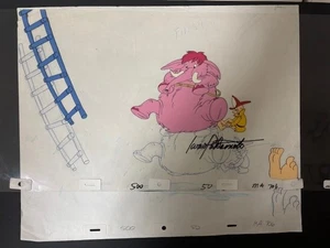 Hanna Barbera Funtastic original production cel drawing SIGNED Iwao Takamoto - Picture 1 of 6
