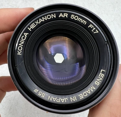 Konica Hexanon AR 50mm F1.7 Konica AR Mount Lens For SLR/Mirrorless Cameras - Image 1 of 4