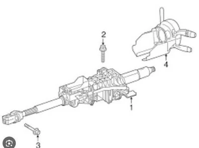 COLUMNA DE DIRECCIÓN MERCEDES-BENZ CLA250 2014-2019 Foto 1 de 4