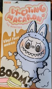 Authentic POP MART LABUBU The Monsters Exciting Macaron Sea Salt Coconut Blue - Picture 1 of 4