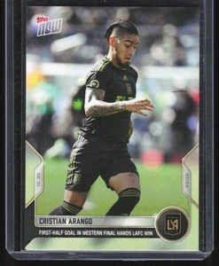 2022 Topps Now MLS Cristian Arango Los Angeles FC #240 - Picture 1 of 2