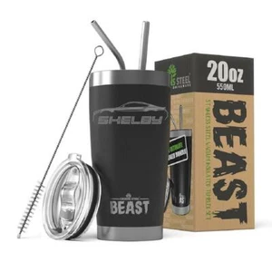 2016-20 Shelby GT350 Mustang Outline BEAST 20oz / 30oz Stainless Steel Tumbler - Picture 1 of 18