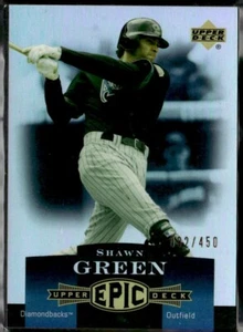 2006 Upper Deck Epic Shawn Green #8 Serial #082/450 - Picture 1 of 2