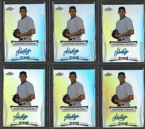 2018 Leaf Metal JONATHAN LOAISIGA Flashback Silver Prismatic Auto RC Yankees - Picture 1 of 2