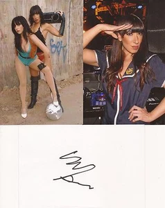 MUSIK: STARLIGHT SIGNED 6x4 WHITECARD+2 UNSIGNIERTE FOTOS+COA *LADY GAGA* - Bild 1 von 1