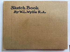 Sketch Book W L Wyllie R A Hardcover Book 1908 Hardcover Boats - Picture 1 of 9