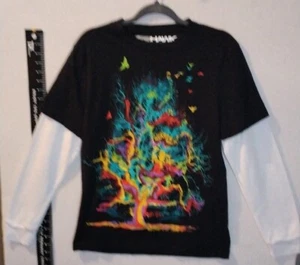 Tony Hawk Two Tone Waffle Knit Long Sleeve T Shirt. Skateboard Gear. - Picture 1 of 4