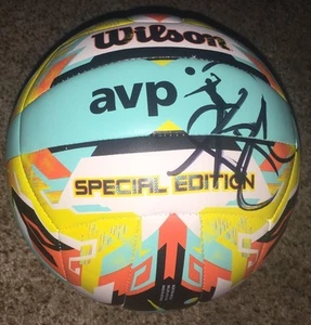 Kerri Walsh Jennings Signed Wilson AVP Special Edition Beach Volleyball w/ proof - Picture 1 of 9