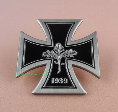 MARKENLOS Pin EISERNES KREUZ 1939 EK Anstecker Militaria Krieg Butterfly Verschluss - 215