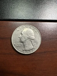 1979 Washington Quarter Error Filled D Mint Mark - Picture 1 of 3