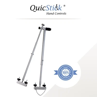 QuicStick Portable Hand Controls Disabled Driving Lightweight Handicap Mobility - Image 1 of 4