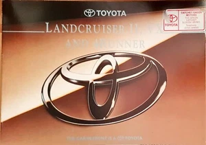 Toyota Land Cruiser II, VX & 4-Runner Brochure 1993 - Picture 1 of 1