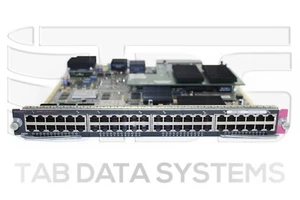 Cisco WS-X6748-GE-TX 48 Port RJ-45 1GbE Module w/ WS-F6700-CFC for Catalyst 6500 - Picture 1 of 1