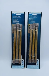 Camco 43833 10" to 17" Oak Finish Cupboard Bars - 3pk 2 Qty - Picture 1 of 8