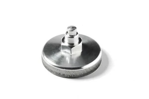 Schwimmergehäusedeckel passend für BING Vergaser M48x1 mit Tupfer in Aluminium - Picture 1 of 2